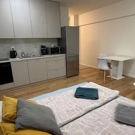 Apartment Air Conditioned 1 Apartment, With Garden, New Building *