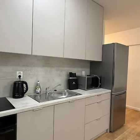 Apartment Air Conditioned 1 Apartment, With Garden, New Building *